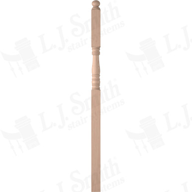 L.J. Smith 3-1/2" Intermediate Landing Newel · LJ-4505-B — stair parts selection with LeviArs Design & Remodeling