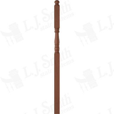 L.J. Smith 3-1/2" Intermediate Landing Newel · LJ-4505-C — stair parts selection with LeviArs Design & Remodeling