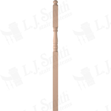 L.J. Smith 3-1/2" Intermediate Landing Newel · LJ-4505-M — stair parts selection with LeviArs Design & Remodeling