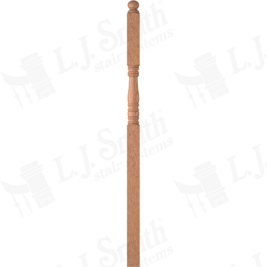 L.J. Smith 3-1/2" Intermediate Landing Newel · LJ-4505-O — stair parts selection with LeviArs Design & Remodeling