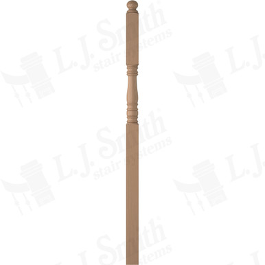 L.J. Smith 3-1/2" Intermediate Landing Newel · LJ-4505-P — stair parts selection with LeviArs Design & Remodeling