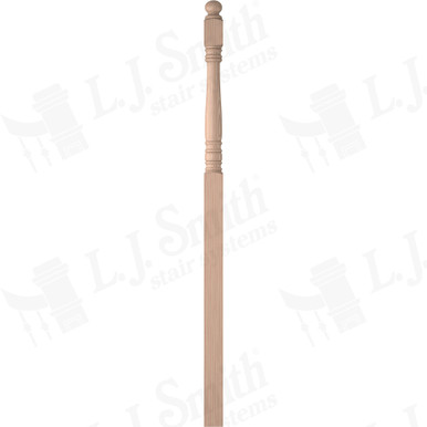 L.J. Smith 3-1/2" Intermediate Landing Newel · LJ-4558-B — stair parts selection with LeviArs Design & Remodeling