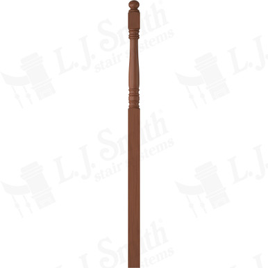 L.J. Smith 3-1/2" Intermediate Landing Newel · LJ-4558-C — stair parts selection with LeviArs Design & Remodeling