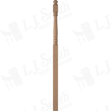L.J. Smith 3-1/2" Intermediate Landing Newel · LJ-4558-P — stair parts selection with LeviArs Design & Remodeling