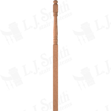 L.J. Smith 3-1/2" Intermediate Landing Newel · LJ-45588-O — stair parts selection with LeviArs Design & Remodeling