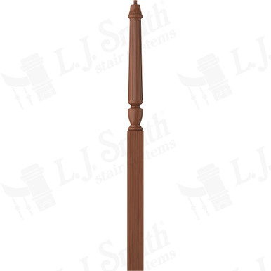 L.J. Smith 3-1/2" Intermediate Landing Newel · LJF-3015-C — stair parts selection with LeviArs Design & Remodeling
