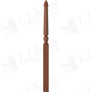 L.J. Smith 3-1/2" Intermediate Landing Newel · LJF-3015-HC — stair parts selection with LeviArs Design & Remodeling