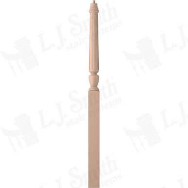 L.J. Smith 3-1/2" Intermediate Landing Newel · LJF-3015-M — stair parts selection with LeviArs Design & Remodeling