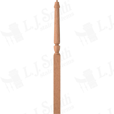 L.J. Smith 3-1/2" Intermediate Landing Newel · LJF-3015-O — stair parts selection with LeviArs Design & Remodeling