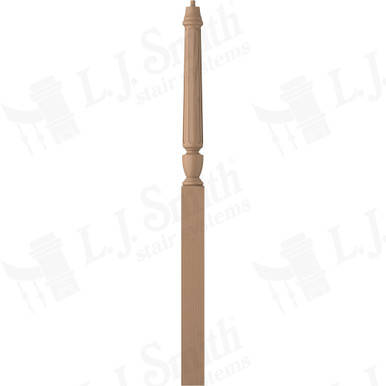 L.J. Smith 3-1/2" Intermediate Landing Newel · LJF-3015-P — stair parts selection with LeviArs Design & Remodeling