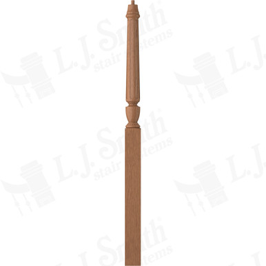 L.J. Smith 3-1/2" Intermediate Landing Newel · LJF-3015-WO — stair parts selection with LeviArs Design & Remodeling