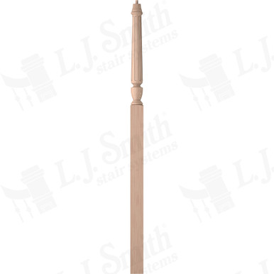L.J. Smith 3-1/2" Intermediate Landing Newel · LJF-3018-B — stair parts selection with LeviArs Design & Remodeling