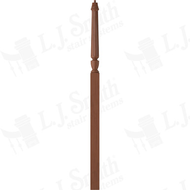 L.J. Smith 3-1/2" Intermediate Landing Newel · LJF-3018-C — stair parts selection with LeviArs Design & Remodeling