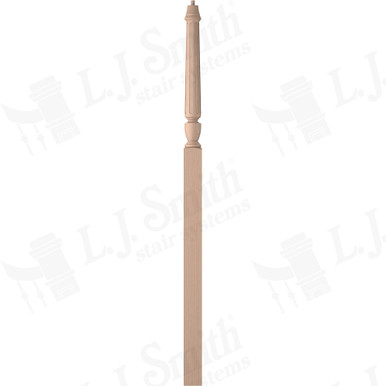 L.J. Smith 3-1/2" Intermediate Landing Newel · LJF-3018-M — stair parts selection with LeviArs Design & Remodeling