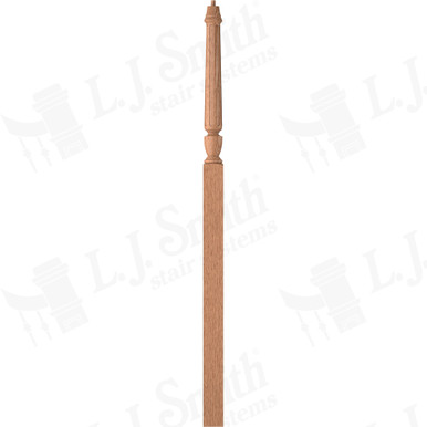 L.J. Smith 3-1/2" Intermediate Landing Newel · LJF-3018-O — stair parts selection with LeviArs Design & Remodeling