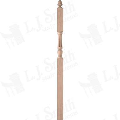L.J. Smith 3-1/2" Intermediate Landing Newel · LJF-3046-B — stair parts selection with LeviArs Design & Remodeling