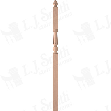 L.J. Smith 3-1/2" Intermediate Landing Newel · LJF-3046-HM — stair parts selection with LeviArs Design & Remodeling
