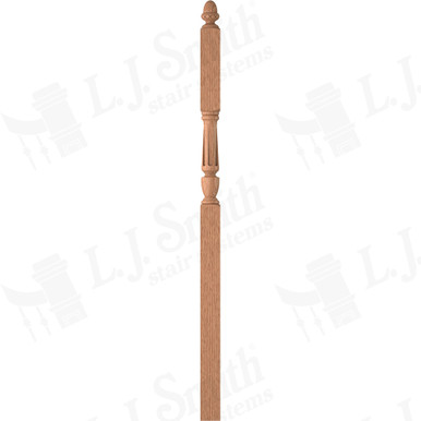 L.J. Smith 3-1/2" Intermediate Landing Newel · LJF-3046-O — stair parts selection with LeviArs Design & Remodeling