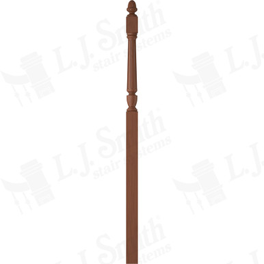 L.J. Smith 3-1/2" Intermediate Landing Newel · LJF-3058-C — stair parts selection with LeviArs Design & Remodeling