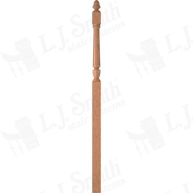 L.J. Smith 3-1/2" Intermediate Landing Newel · LJF-3058-O — stair parts selection with LeviArs Design & Remodeling
