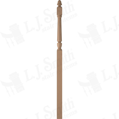L.J. Smith 3-1/2" Intermediate Landing Newel · LJF-3058-P — stair parts selection with LeviArs Design & Remodeling