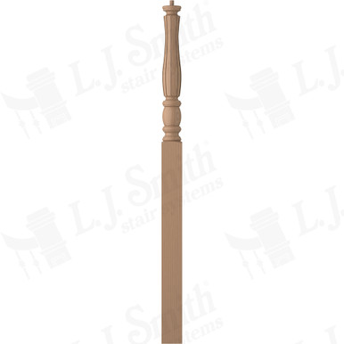 L.J. Smith 3-1/2" Intermediate Landing Newel · LJF-3315-P — stair parts selection with LeviArs Design & Remodeling