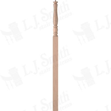 L.J. Smith 3-1/2" Intermediate Landing Newel · LJF-3318-B — stair parts selection with LeviArs Design & Remodeling