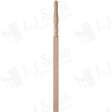 L.J. Smith 3-1/2" Intermediate Landing Newel · LJF-3318-M — stair parts selection with LeviArs Design & Remodeling