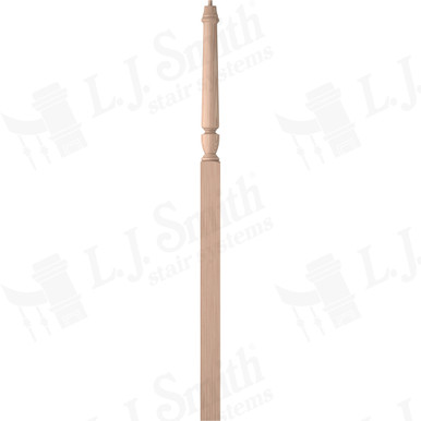 L.J. Smith 3-1/2" Intermediate Landing Newel · LJP-3018-B — stair parts selection with LeviArs Design & Remodeling