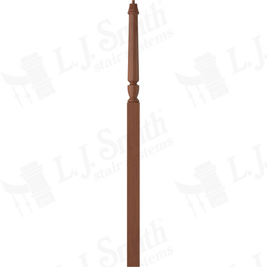 L.J. Smith 3-1/2" Intermediate Landing Newel · LJP-3018-C — stair parts selection with LeviArs Design & Remodeling