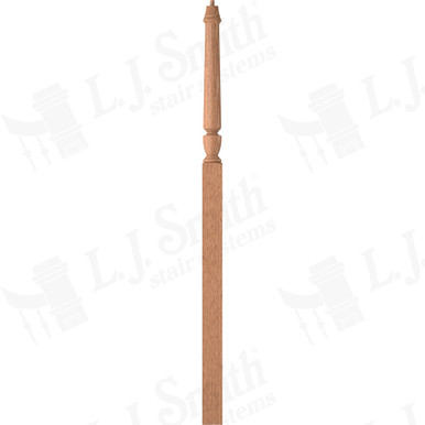 L.J. Smith 3-1/2" Intermediate Landing Newel · LJP-3018-O — stair parts selection with LeviArs Design & Remodeling
