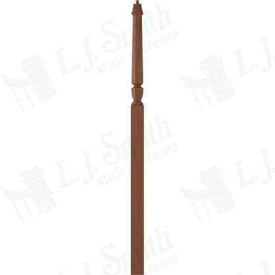 L.J. Smith 3-1/2" Intermediate Landing Newel · LJP-30188-C — stair parts selection with LeviArs Design & Remodeling