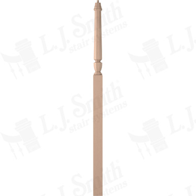 L.J. Smith 3-1/2" Intermediate Landing Newel · LJP-30188-M — stair parts selection with LeviArs Design & Remodeling