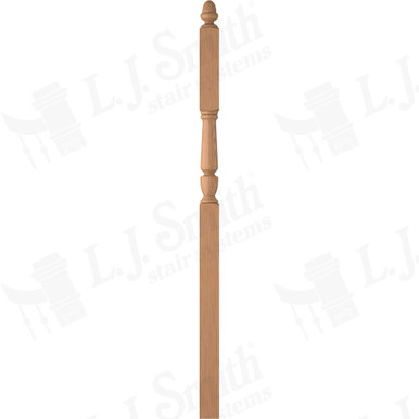 L.J. Smith 3-1/2" Intermediate Landing Newel · LJP-3046-AL — stair parts selection with LeviArs Design & Remodeling