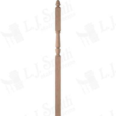 L.J. Smith 3-1/2" Intermediate Landing Newel · LJP-3046-HK — stair parts selection with LeviArs Design & Remodeling