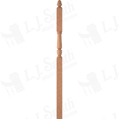 L.J. Smith 3-1/2" Intermediate Landing Newel · LJP-3046-O — stair parts selection with LeviArs Design & Remodeling