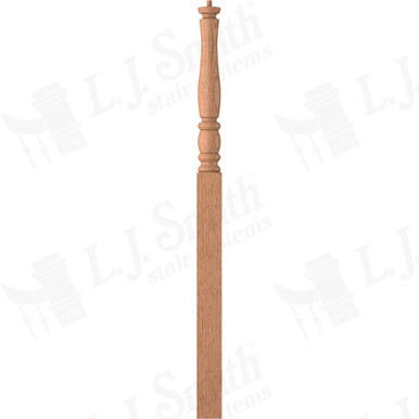 L.J. Smith 3-1/2" Intermediate Landing Newel · LJP-3315-O — stair parts selection with LeviArs Design & Remodeling