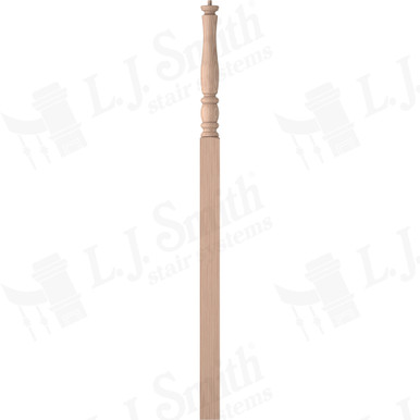 L.J. Smith 3-1/2" Intermediate Landing Newel · LJP-3318-B — stair parts selection with LeviArs Design & Remodeling