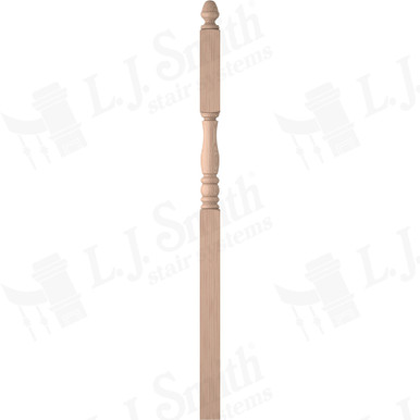 L.J. Smith 3-1/2" Intermediate Landing Newel · LJP-3346-B — stair parts selection with LeviArs Design & Remodeling