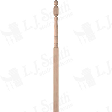 L.J. Smith 3-1/2" Intermediate Landing Newel · LJP-3358-B — stair parts selection with LeviArs Design & Remodeling