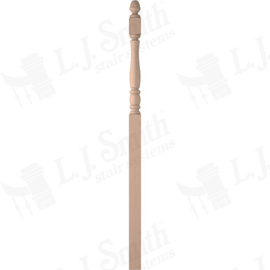 L.J. Smith 3-1/2" Intermediate Landing Newel · LJP-3358-M — stair parts selection with LeviArs Design & Remodeling