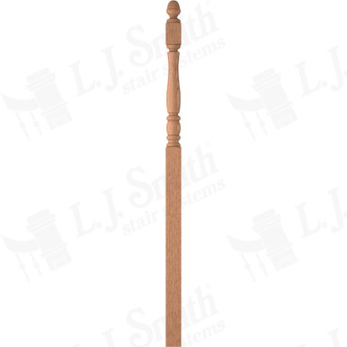 L.J. Smith 3-1/2" Intermediate Landing Newel · LJP-3358-O — stair parts selection with LeviArs Design & Remodeling