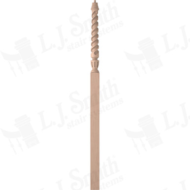 L.J. Smith 3-1/2" Intermediate Landing Newel · LJT-3018-B — stair parts selection with LeviArs Design & Remodeling