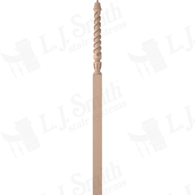 L.J. Smith 3-1/2" Intermediate Landing Newel · LJT-3018-M — stair parts selection with LeviArs Design & Remodeling