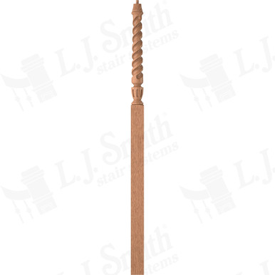 L.J. Smith 3-1/2" Intermediate Landing Newel · LJT-3018-O — stair parts selection with LeviArs Design & Remodeling