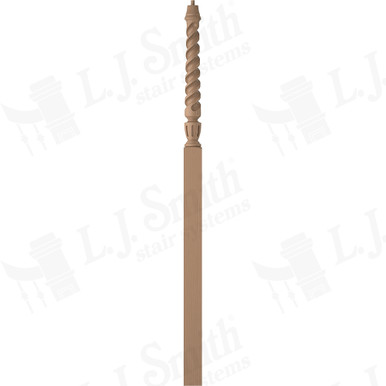 L.J. Smith 3-1/2" Intermediate Landing Newel · LJT-3018-P — stair parts selection with LeviArs Design & Remodeling