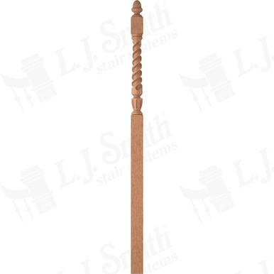 L.J. Smith 3-1/2" Intermediate Landing Newel · LJT-3058-O — stair parts selection with LeviArs Design & Remodeling