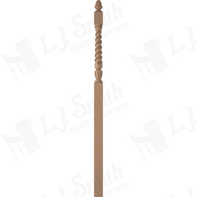 L.J. Smith 3-1/2" Intermediate Landing Newel · LJT-3058-P — stair parts selection with LeviArs Design & Remodeling