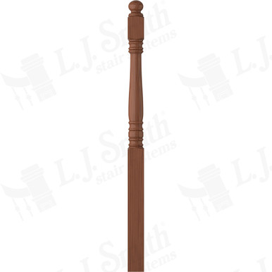 L.J. Smith 3-1/2" Long Utility Newel · LJ-4504-C — stair parts selection with LeviArs Design & Remodeling