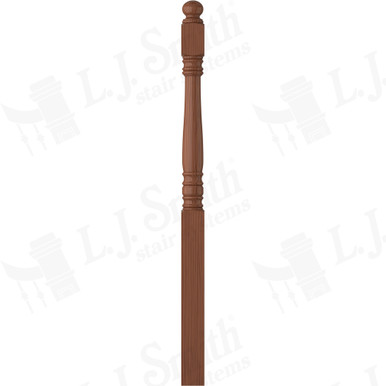 L.J. Smith 3-1/2" Long Utility Newel · LJ-4504-HC — stair parts selection with LeviArs Design & Remodeling